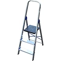 Arcama DN03 Escalera domestica- GRIS PLATA- 3 peldaños